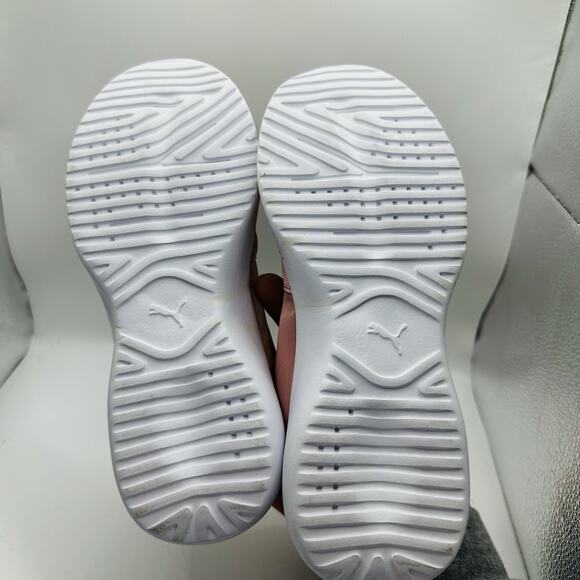 Size 7 - Puma Adelina Future Pink White Women’s Ballet Shoe Softfoam Slip-on - Picture 5 of 6